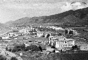 Общий вид города Микоян-Шахар, Карачаевская автономная область. 1937 год. 